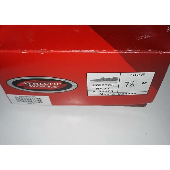 Athletic Works Men's Blue Canvas Casual Shoes Size 7.5 NIB - Picture 6 of 6